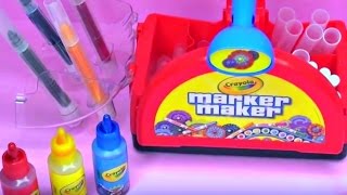 Crayola Marker Maker Play Kit  Easy DIY Make Your Own Color Markers! 