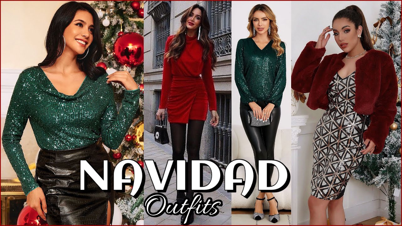 LOS COLORES IDEALES PARA LA NAVIDAD MODA OUTFITS NAVIDEÑOS PARA MUJER ...