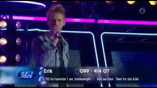 Erik Grönwall - The Show Must Go On [Idol 2009] chords