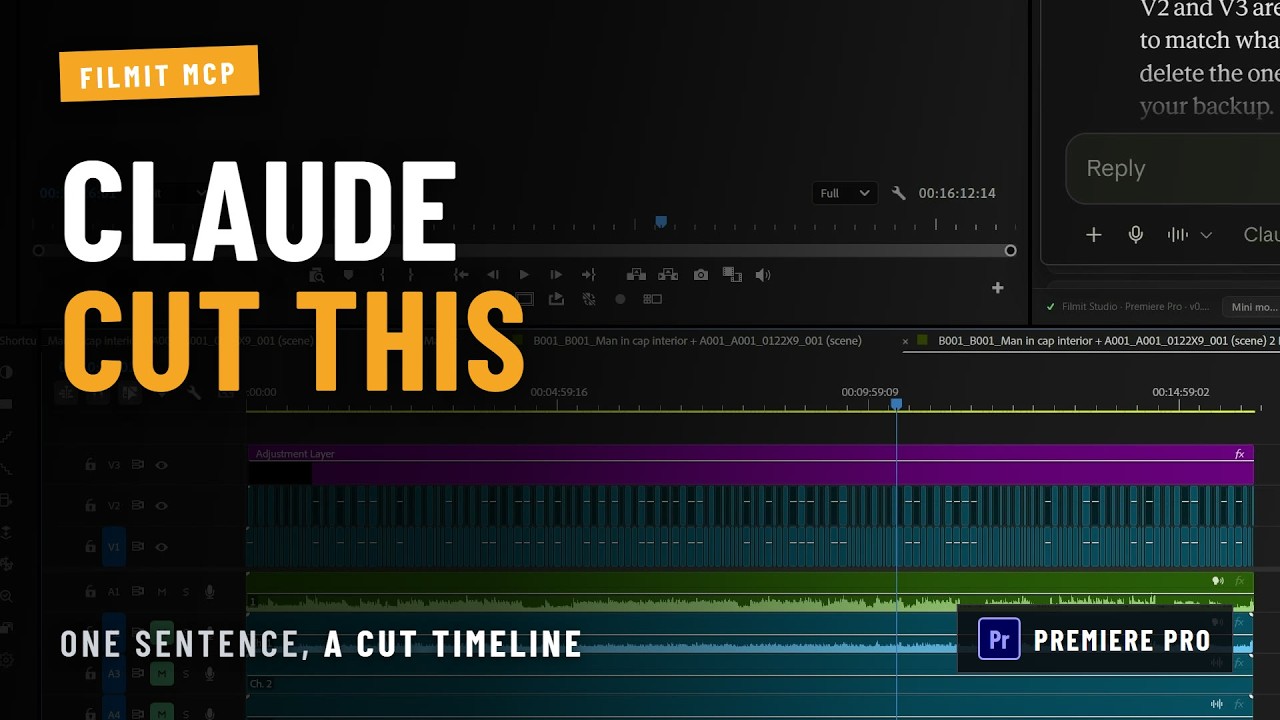 Filmit MCP in Premiere Pro