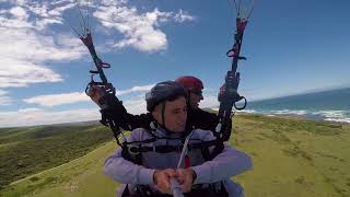 Tandem PG flight at Igoda (Winterstrand, East London)