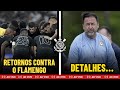 Corinthians ter retornos contra o flamengo  relatrio de consultoria adiado