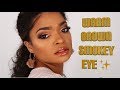 Warm Brown Smokey Eye Makeup Tutorial