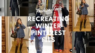 FASHION FAV'S | Recreating Winter Pinterest Fits to Spice Up my Winter Wardrobe