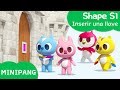 Aprende las formas con MINIPANG | shape S1 | Inserir una llave🗝️| MINIPANG TV 3D Play