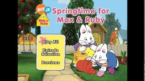 Max & Ruby: Springtime - DVD Menu Walkthrough