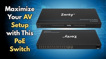 24 Port AV over IP PoE Gigabit Network Switch Product Overview