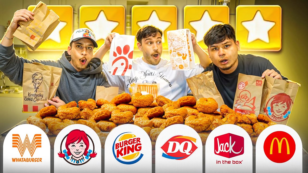 ￼BLIND RANKING EVERY FAST FOOD CHICKEN NUGGET! (Unexpected results)