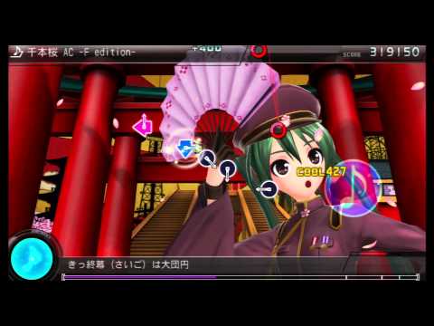 [JP] Project Diva F 2nd [Edit Play] Senbonzakura -AC FT Chart- ★9.5 Perfect