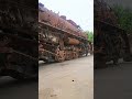 Scrapped internal combustion locomotive- Good tools and machinery make work easy