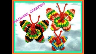 EASY Macrame Butterfly tutorial in hindi