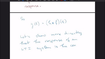 Lecture_6_3:  Impulse response & convolution