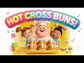 Hot Cross Buns Nursery Rhyme For Kids Sing Along With Lyrics Animation Hot Cross Buns Nursery Rhyme For Kids Sing Along With Lyrics Animation