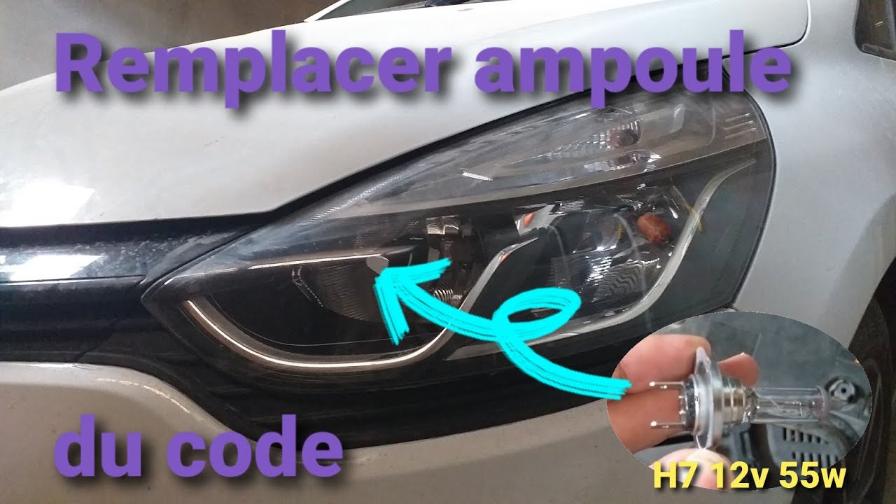 Changer une ampoule de Feu de croisement - Renault Clio 4 - Tutoriels  Oscaro.com