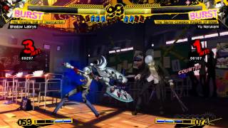 Labrys vs Yu - Persona 4 Arena Gameplay