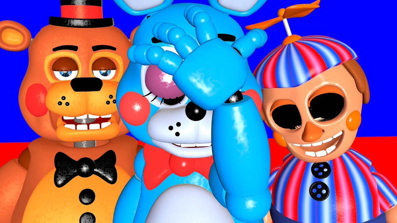 [GMOD FNAF] toy bonnie trys to teach