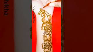 #shorts Shaded Arabic Mehndi Design For Hands|Shaded Mehndi Design|Simple Shaded Mehndi designs