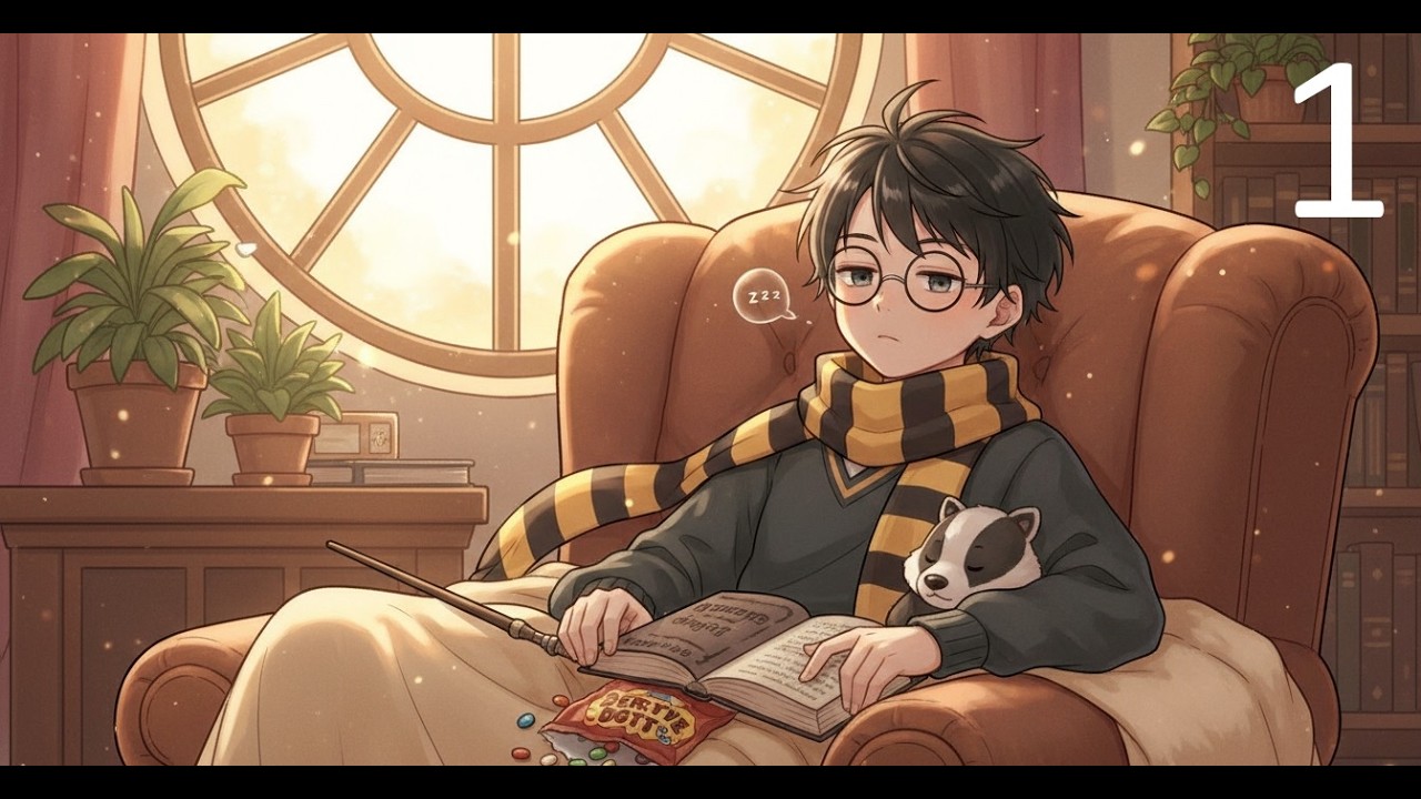 What if a lazy Harry Potter was sorted into Hufflepuff part 1