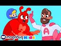 Mr Action Part + More Episodes | My Magic Pet Morphle Cartoons | Moonbug Kids