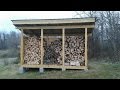 How To Build A Lean To Firewood Shed