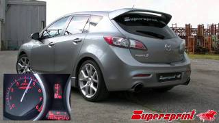 Mazda 3 MPS 2.3i Turbo '09 Supersprint full exhaust