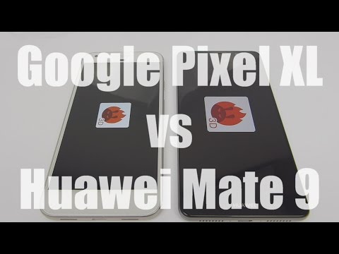 Google Pixel XL versus Huawei Mate 9 AnTuTu benchmark FULL LOOP   speed test
