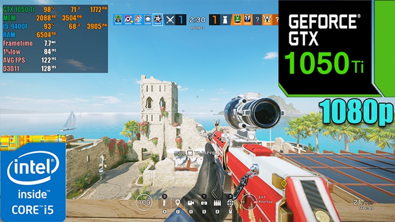Rainbow Six Siege : Medium Settings | GTX 1050 Ti 4GB