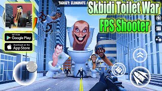 Skbidi Toilet War: FPS Shooter Gameplay ( Android ) screenshot 2
