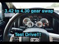 Ram 2500 Gear swap 3.42 to 4.30.