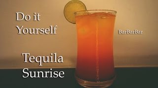 วิธีทำ Tequila Sunrise ค็อกเทลสุดฮิตง่ายๆ BarBarBar จัดให้ (working flair)