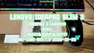 LENOVO IdeaPad Slim 3 14ARE05 81W3 GS451&GS551&GS751 NM-C861 REV.1.0 2020-01-20 Pesanan Kab. Cirebon