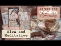 Scraps and Thoughts Thursday ~ Slow and Meditative  |  1 Flip / 2 Pockets / 5 Tags