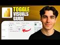 How To Show And Hide Visuals Using Power BI Bookmarks And Buttons (Tutorial 2026)