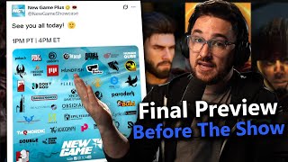 Luke's Final Preview for the New Game+ Showcase