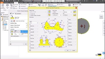 AUTODESK INVENTOR TUTORIAL || ROLLER CHAIN COMMAND