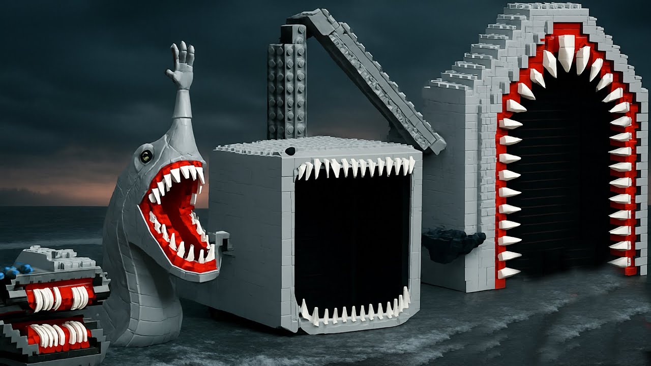 Сравнение размеров Lego Mythical New Born to Beast Sea Monsters