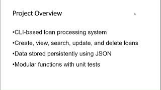 Loan Origination System | Python CLI Project | CS50P Final Project | Harvard/edX