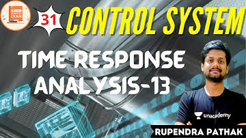 Time Response Analysis-13 | Control System | GATE & ESE | ECE | Rupendra Pathak