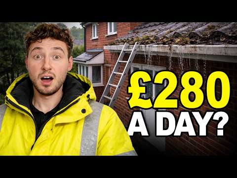 How Much Money Can You Make CLEANING GUTTERS in the UK