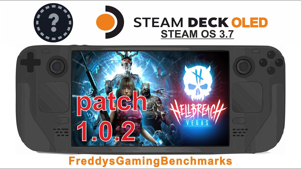 Hellbreach Vegas (patch 1.0.2) on Steam Deck OLED with Steam OS 3.7