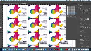 Indesign business cards imposition setup
