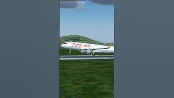 [Flightgear] Touchdown after following 4 degree glideslope. Full video link in the description.