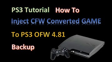 Inject CFW Converted Game to PS3 Backup