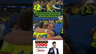 Davi Lucca, filho de Neymar, é barrado por segurança ao tentar abraçar o pai após vitória do Brasil