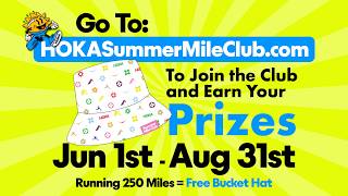 Earn HOKA Swag with the 2026 HOKA Summer Mile Club