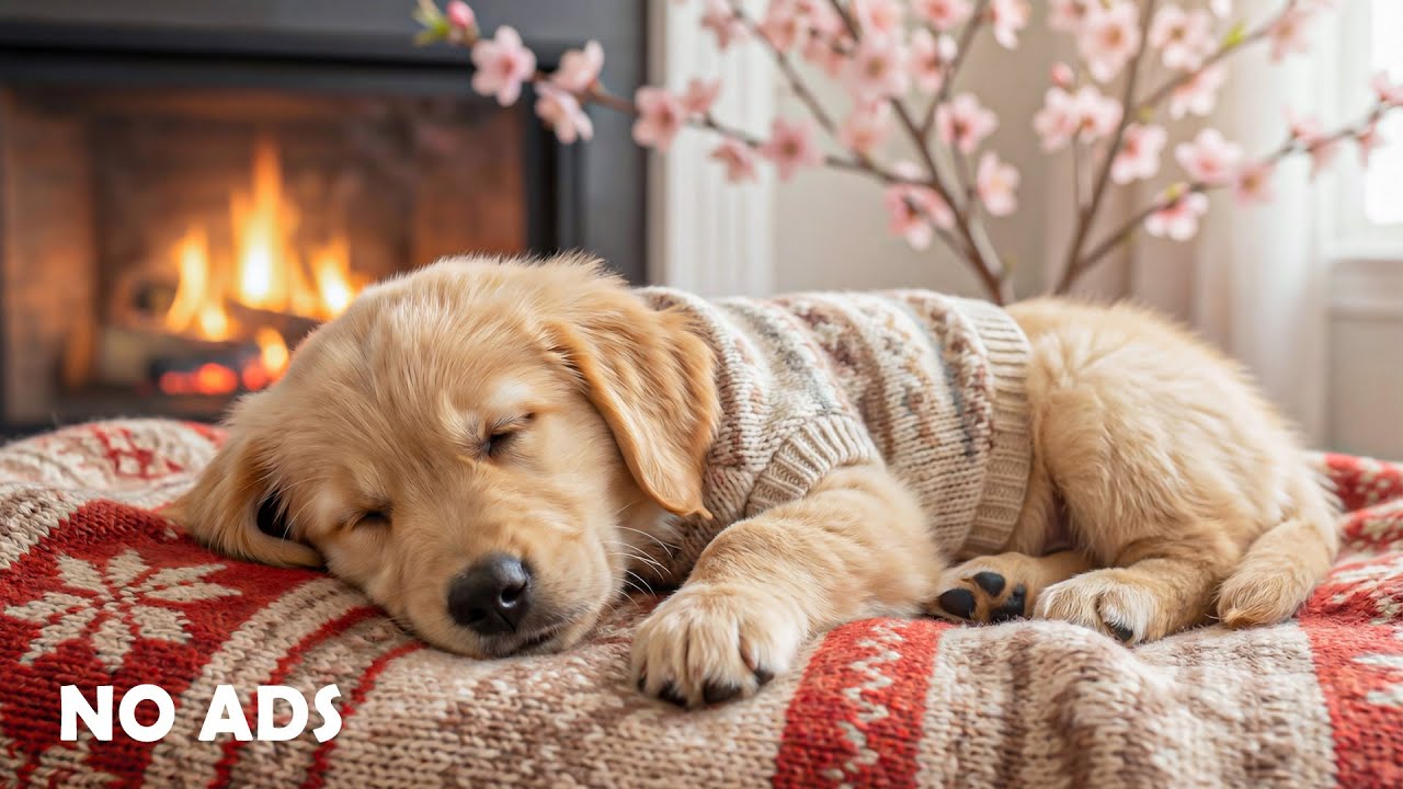 12 часов успокаивающей музыки для собак 🐶🌸 от тревоги разлуки 💖 глубокий сон 🎵 без рекламы