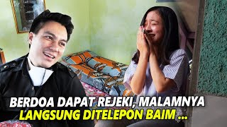 MAKAN 1 x SEHARI,DEMI KIRIM UANG KE IBUNYA.BERHARAP DAPET GIVEAWAY, BAIM MALAH DATENG KE RUMAHNYA! !