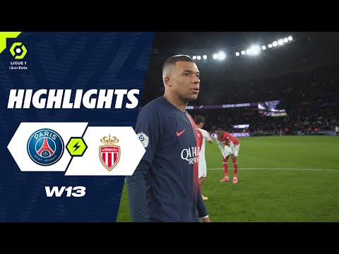 PARIS SAINT-GERMAIN - AS MONACO (5 - 2) - Highlights - (PSG - ASM) / 2023-2024