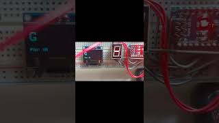 Test Single 7 Segment with Oled display