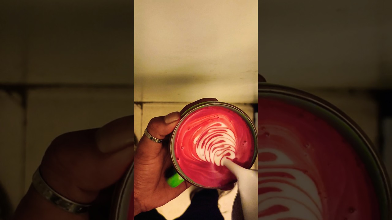 cappuccino art☕🌷 